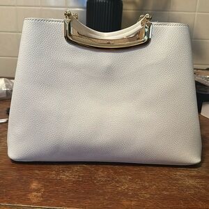 White purse